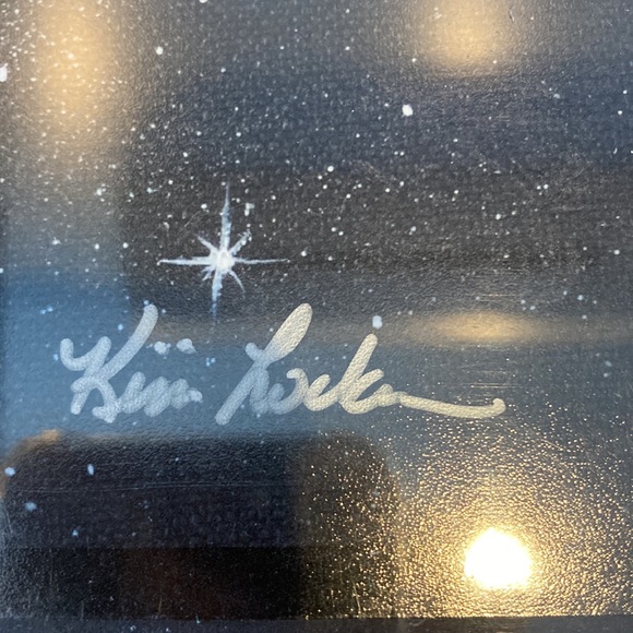 SIGNED FINE ART PRINT/POSTER OF NCC-1701 STAR TREK SHIP. - Picture 5 of 6